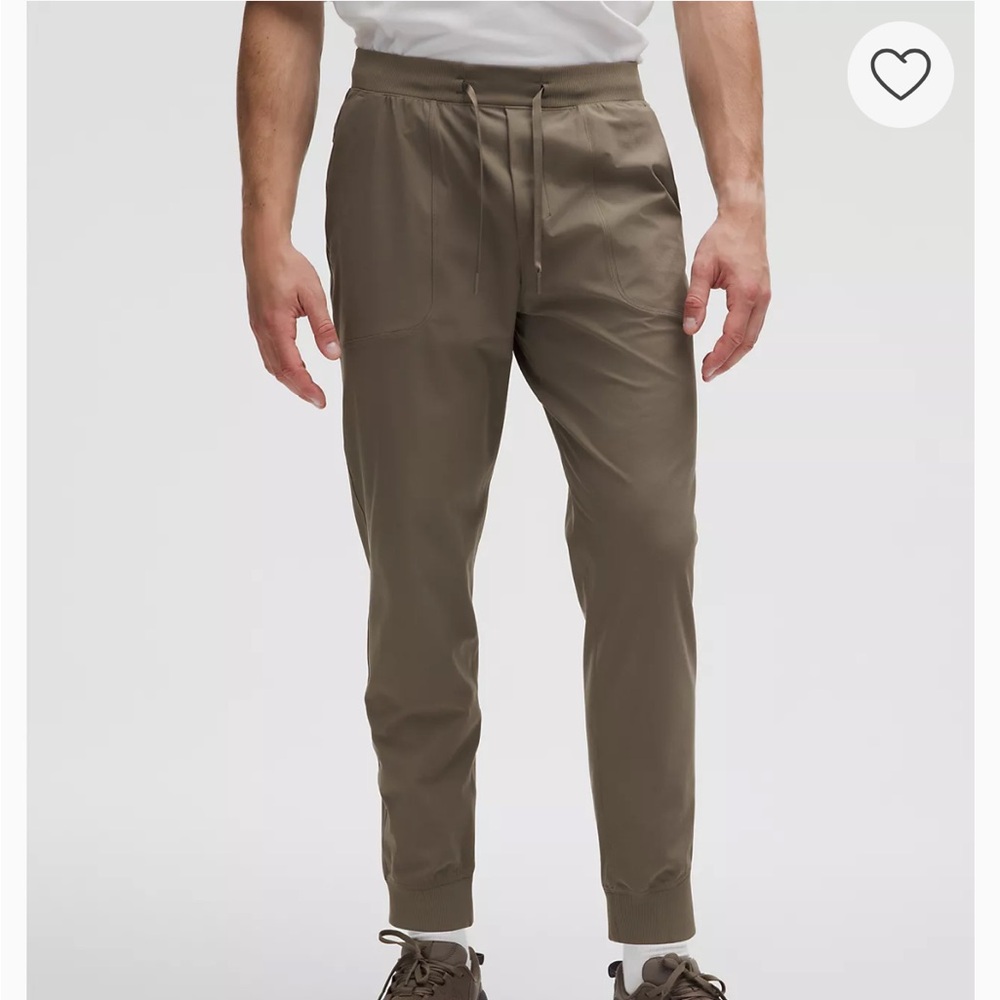 Lululemon ABC Jogger Warpstreme Men’s Small Green Athleisure 30”inseam
